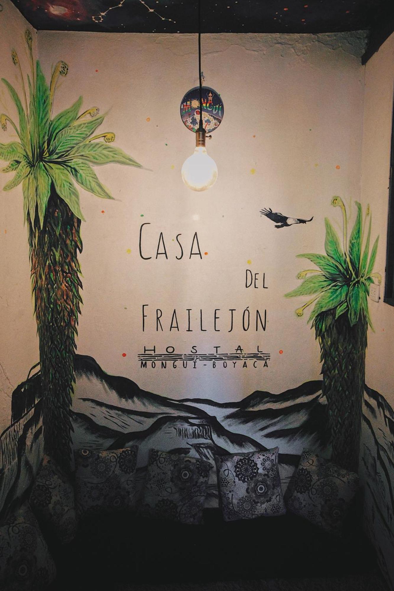 Hotel hostal casa del frailejon Monguí Exterior foto